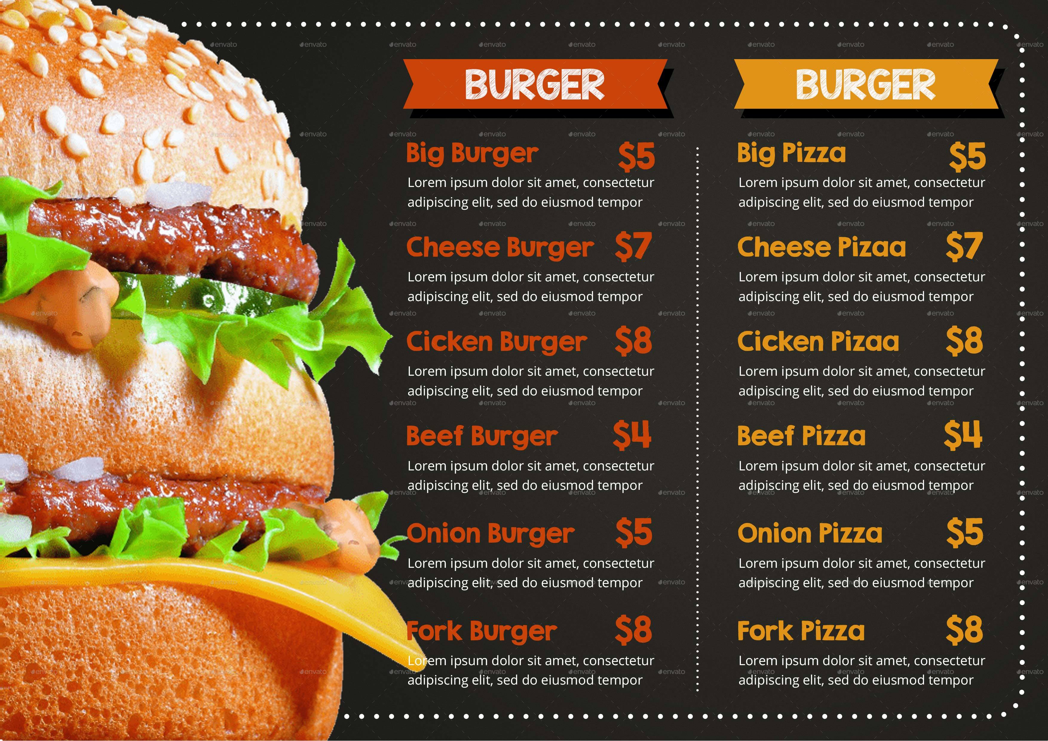Burger Menu by Pixeln | GraphicRiver